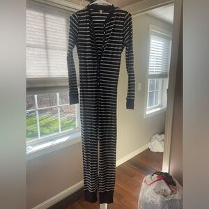 Jcrew button up long John pj